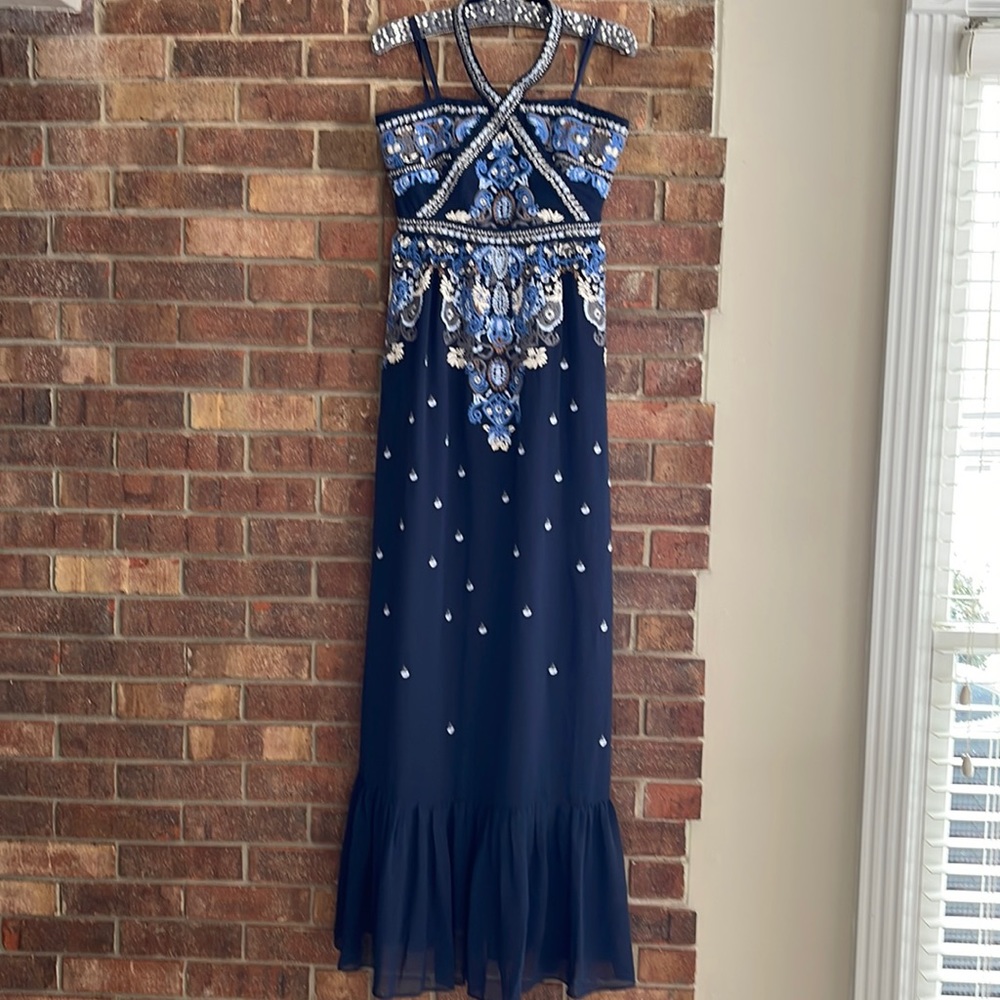NWT Altar’d State Corabeth Maxi Dress Embroidered S - Picture 4 of 12